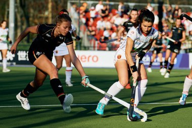 ALMANY, DÜZSELDORF - 23 Mart 2022: FIH Hokey Pro League, Deutschland - Spanien