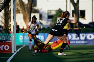 ALMANY, DÜZSELDORF - 23 Mart 2022: FIH Hokey Pro League, Deutschland - Spanien