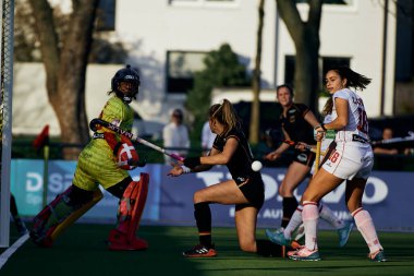 ALMANY, DÜZSELDORF - 23 Mart 2022: FIH Hokey Pro League, Deutschland - Spanien