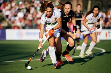 ALMANY, DÜZSELDORF - 23 Mart 2022: FIH Hokey Pro League, Deutschland - Spanien