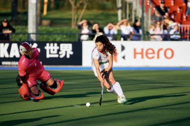 ALMANY, DÜZSELDORF - 23 Mart 2022: FIH Hokey Pro League, Deutschland - Spanien
