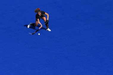 ALMANLIK, MOENCHENGLADBACH - 26 Mart 2022: kazandıktan sonra Alman. FIH Hokey Pro League, Deutschland - ABD