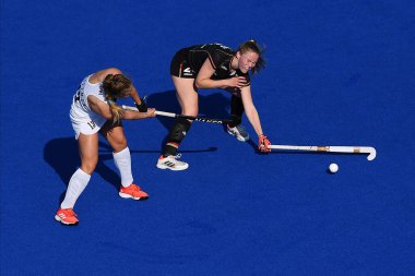 ALMANLIK, MOENCHENGLADBACH - 26 Mart 2022: kazandıktan sonra Alman. FIH Hokey Pro League, Deutschland - ABD