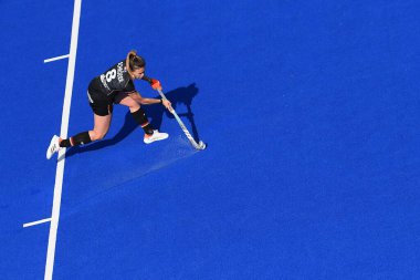 ALMANLIK, MOENCHENGLADBACH - 26 Mart 2022: kazandıktan sonra Alman. FIH Hokey Pro League, Deutschland - ABD
