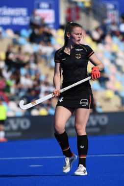 ALMANLIK, MOENCHENGLADBACH - 26 Mart 2022: kazandıktan sonra Alman. FIH Hokey Pro League, Deutschland - ABD