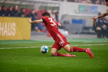 DUESSELDORF, ALMANY - 8 Nisan 2022: Futbol maçı Bundesliga 2 Fortuna - Hansa