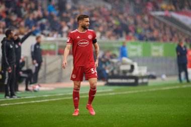 DUESSELDORF, ALMANY - 8 Nisan 2022: Nicolas Gavory. Futbol maçı Bundesliga 2 Fortuna - Hansa