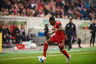 DUESSELDORF, ALMANY - 8 NİSAN 2022: Futbol maçı Bundesliga 2 Fortuna - Hansa