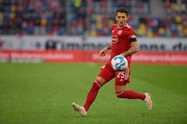 DUESSELDORF, ALMANY - 8 Nisan 2022: Matthias Zimmermann. Futbol maçı Bundesliga 2 Fortuna - Hansa
