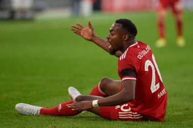 DUESSELDORF, ALMANY - 8 Nisan 2022: Khaled Narey, Futbol maçı Bundesliga 2 Fortuna - Hansa