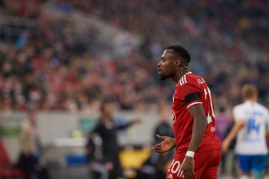 DUESSELDORF, ALMANY - 8 Nisan 2022: Khaled Narey, Futbol maçı Bundesliga 2 Fortuna - Hansa