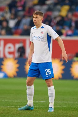 DUESSELDORF, ALMANY 8 NİSAN 2022 Danylo Sikan. Futbol maçı Bundesliga 2 Fortuna - Hansa