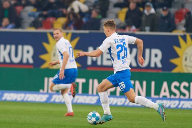 DUESSELDORF, ALMANY 8 NİSAN 2022 Danylo Sikan. Futbol maçı Bundesliga 2 Fortuna - Hansa