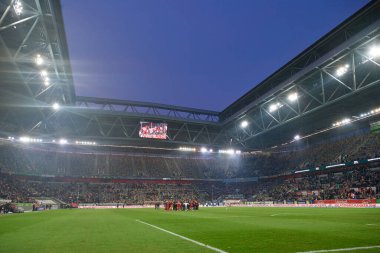 DUESSELDORF, ALMANY - 8 Nisan 2022: Futbol maçı Bundesliga 2 Fortuna - Hansa