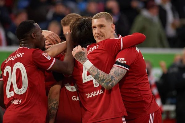 DUESSELDORF, GERMANY - 8 Nisan 2022: Bundesliga 2 Fortuna - Hansa