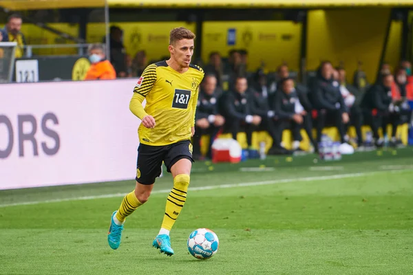 Tyskland Dortmund April 2022 Matchen Mellan Bundesliga Borussia Dortmund Leipzig — Stockfoto