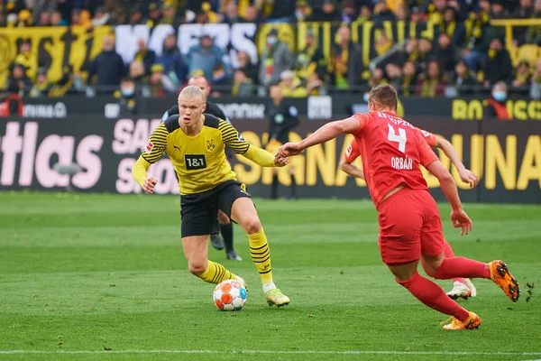 Germania Dortmund Aprile 2022 Erling Haaland Partita Bundesliga Borussia Dortmund — Foto Stock