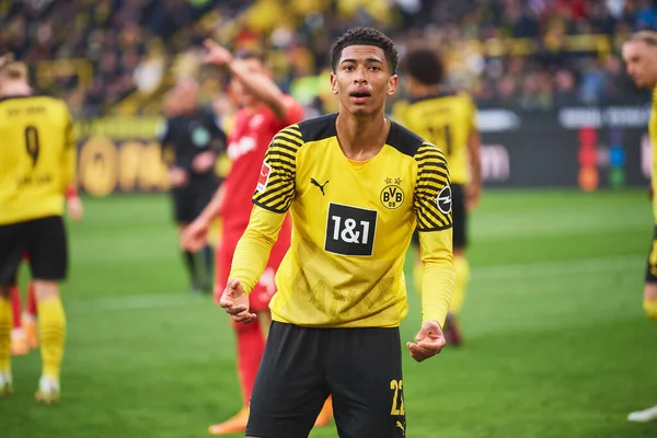 Germany Dortmund Nisan 2022 Jude Bellingham Bundesliga Borussia Dortmund Maçı — Stok fotoğraf
