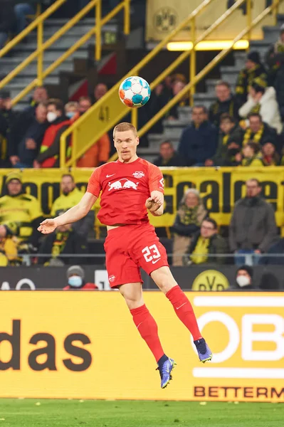 GERMANY, DORTMUND - 2 Nisan 2022: Bundesliga Borussia Dortmund-RB Leipzig maçı Signal Iduna Park 'ta