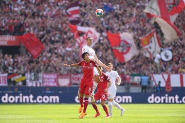 KOELN, GERMANY - 23 Nisan 2022: Futbol maçı Bundesliga Koln - Arminia
