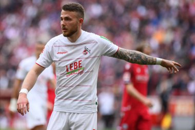 KOELN, GERMANY - 23 Nisan 2022: Futbol maçı Bundesliga Koln - Arminia