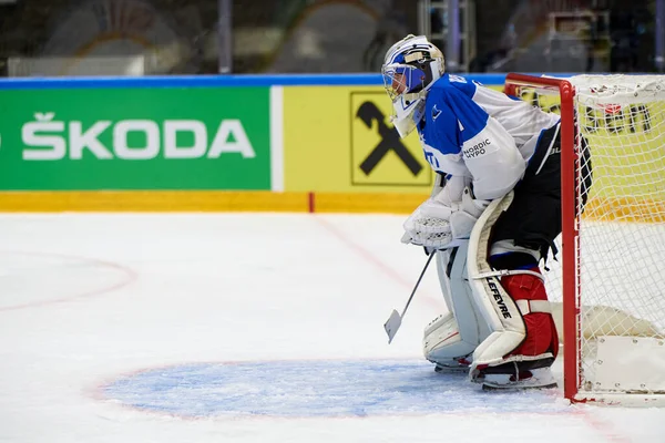 Tychy Poland April 2022 Iihf 2022冰球世界冠军1B级日本对爱沙尼亚的冰球比赛 — 图库照片