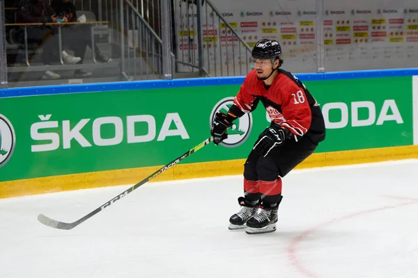 TYCHY, POLAND - 28 Nisan 2022: IIHF 2022 Buz Hokeyi Dünya Şampiyonası Div 1B Japonya - Estonya