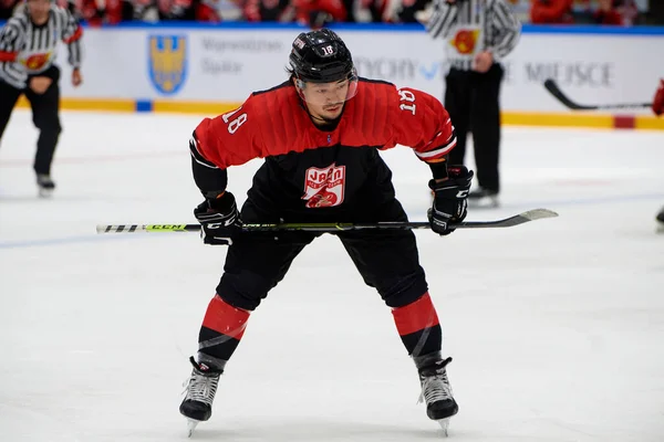 Tychy Poland April 2022 Hockey Match Iihf 2022 Ice Hockey — стоковое фото