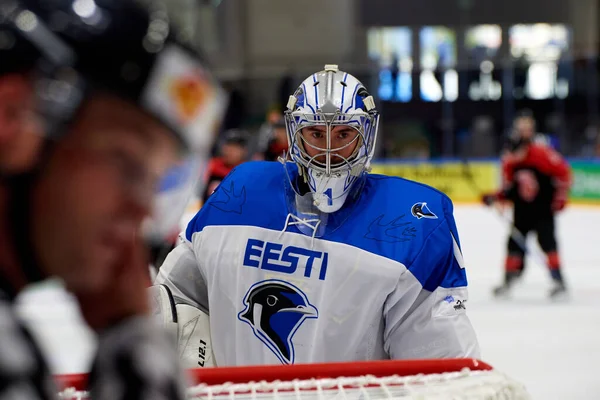 Tychy Poland April 2022 Hockey Match Iihf 2022 Ice Hockey — стокове фото