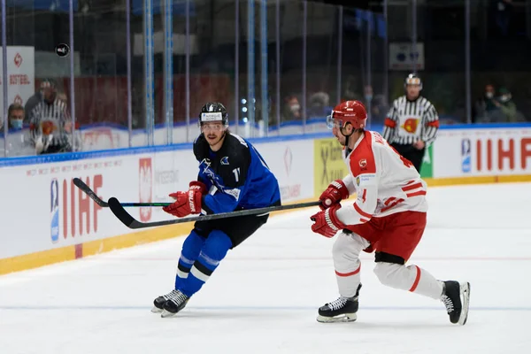 Tychy Poland April 2022 Hockey Match Iihf 2022 Ice Hockey — Foto de Stock