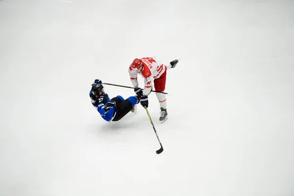 Tychy Polónia Abril 2022 Partida Hóquei Gelo Campeonato Mundial Hóquei — Fotografia de Stock