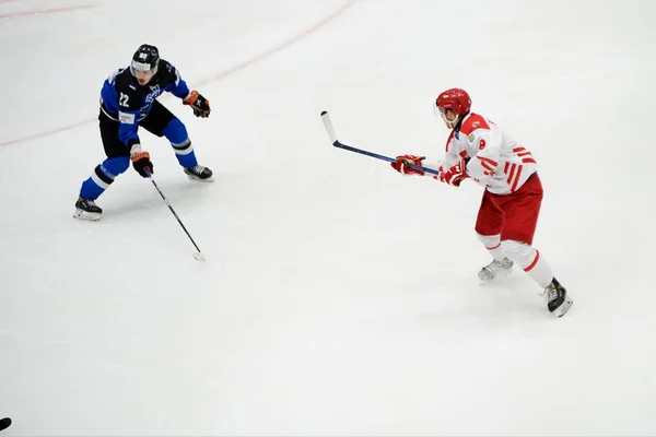 Tychy Poland April 2022 Hockey Match Iihf 2022 Ice Hockey — 图库照片