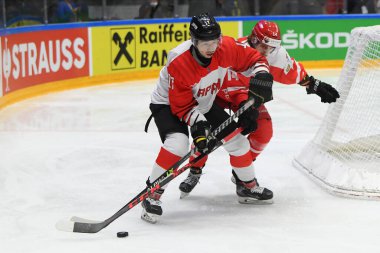 TYCHY, POLAND - 29 Nisan 2022: IIHF 2022 Buz Hokeyi Dünya Şampiyonası Div 1B Polonya - Japonya