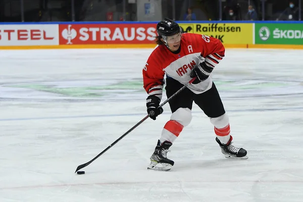 Tychy Poland April 2022 Hockey Match Iihf 2022 Ice Hockey — стоковое фото