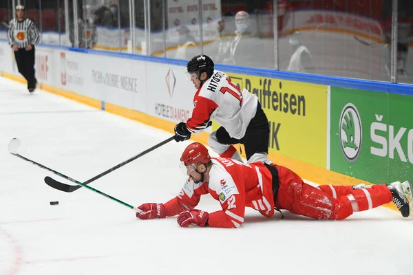 TYCHY, POLAND - 29 Nisan 2022: IIHF 2022 Buz Hokeyi Dünya Şampiyonası Div 1B Polonya - Japonya