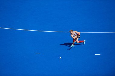 MONCHEGLADBACH, GERMANY - 4 Mayıs 2022: Almanya ve İngiltere arasında SparkassenPark 'ta oynanan FIH Pro League maçı