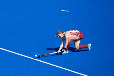 MONCHEGLADBACH, GERMANY - 4 Mayıs 2022: Almanya ve İngiltere arasında SparkassenPark 'ta oynanan FIH Pro League maçı