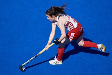 MONCHEGLADBACH, GERMANY - 4 Mayıs 2022: Almanya ve İngiltere arasında SparkassenPark 'ta oynanan FIH Pro League maçı