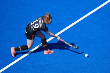 MONCHEGLADBACH, GERMANY - 4 Mayıs 2022: Almanya ve İngiltere arasında SparkassenPark 'ta oynanan FIH Pro League maçı