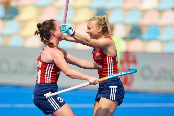 MONCHEGLADBACH, GERMANY - 5 Mayıs 2022: Almanya ve İngiltere arasında SparkassenPark 'ta oynanan FIH Pro League maçı