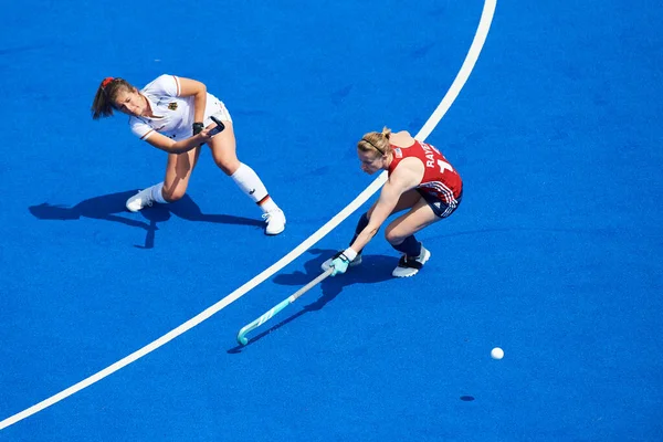 MONCHEGLADBACH, GERMANY - 5 Mayıs 2022: Almanya ve İngiltere arasında SparkassenPark 'ta oynanan FIH Pro League maçı