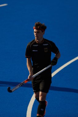 MONCHEGLADBACH, GERMANY - 4 Mayıs 2022: Almanya ve İngiltere arasında SparkassenPark 'ta oynanan FIH Pro League Men maçı