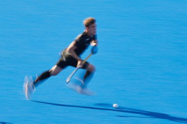 MONCHEGLADBACH, GERMANY - 4 Mayıs 2022: Almanya ve İngiltere arasında SparkassenPark 'ta oynanan FIH Pro League Men maçı