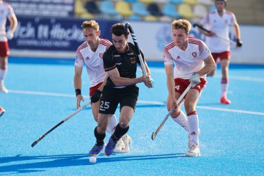MONCHEGLADBACH, GERMANY - 4 Mayıs 2022: Almanya ve İngiltere arasında SparkassenPark 'ta oynanan FIH Pro League Men maçı
