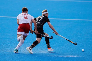 MONCHEGLADBACH, GERMANY - 4 Mayıs 2022: Almanya ve İngiltere arasında SparkassenPark 'ta oynanan FIH Pro League Men maçı
