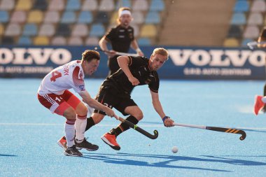 MONCHEGLADBACH, GERMANY - MAY 4, 2022: the FIH Pro League Men game between the Germany and England at the SparkassenPark