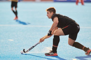 MONCHEGLADBACH, GERMANY - 4 Mayıs 2022: Almanya ve İngiltere arasında SparkassenPark 'ta oynanan FIH Pro League Men maçı