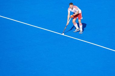 MONCHEGLADBACH, GERMANY - 4 Mayıs 2022: Almanya ve İngiltere arasında SparkassenPark 'ta oynanan FIH Pro League Men maçı