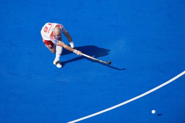 MONCHEGLADBACH, GERMANY - 4 Mayıs 2022: Almanya ve İngiltere arasında SparkassenPark 'ta oynanan FIH Pro League Men maçı