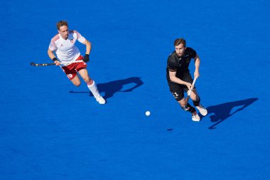 MONCHEGLADBACH, GERMANY - 4 Mayıs 2022: Almanya ve İngiltere arasında SparkassenPark 'ta oynanan FIH Pro League Men maçı